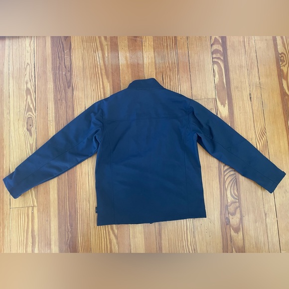 Free Country, Men’s Wind & Water Resistant Soft Shell Jacket, Navy, Medium - Picture 2 of 7